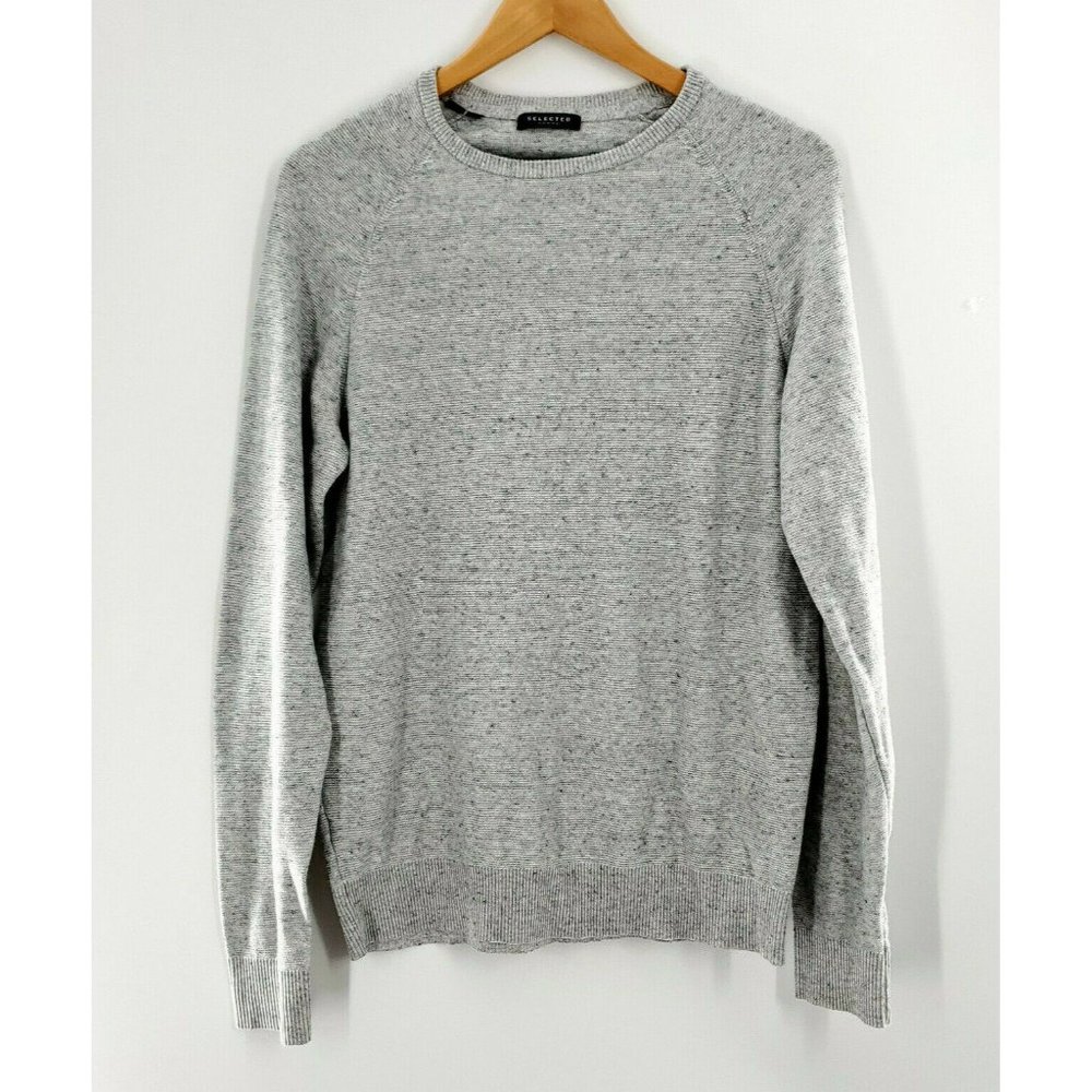 Selected Homme Women's Grey Knit Sweater‎ Size L